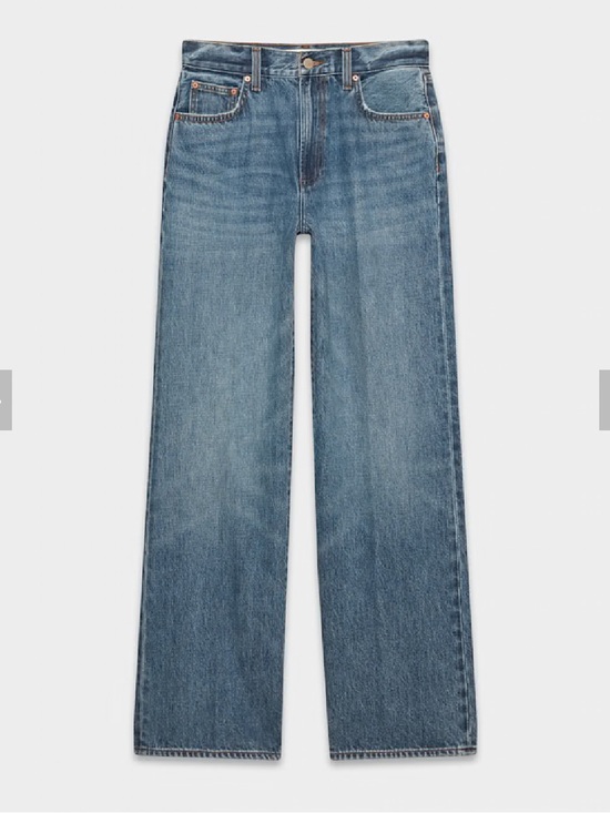 Denim Forum Denim - Denim Forum Straight-Leg Medium Blue Jeans